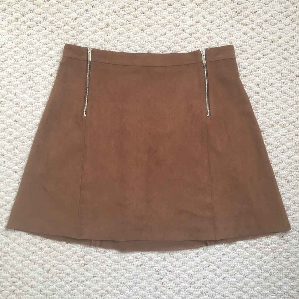Suede Skirt